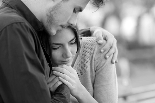 man and woman wanting a baby